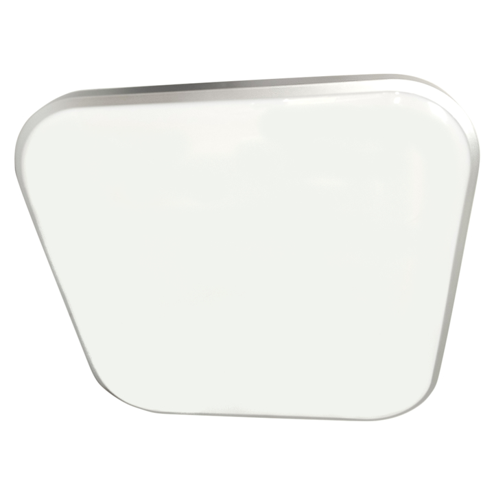 Sconto Stropní svítidlo MESTA stříbrná/bílá