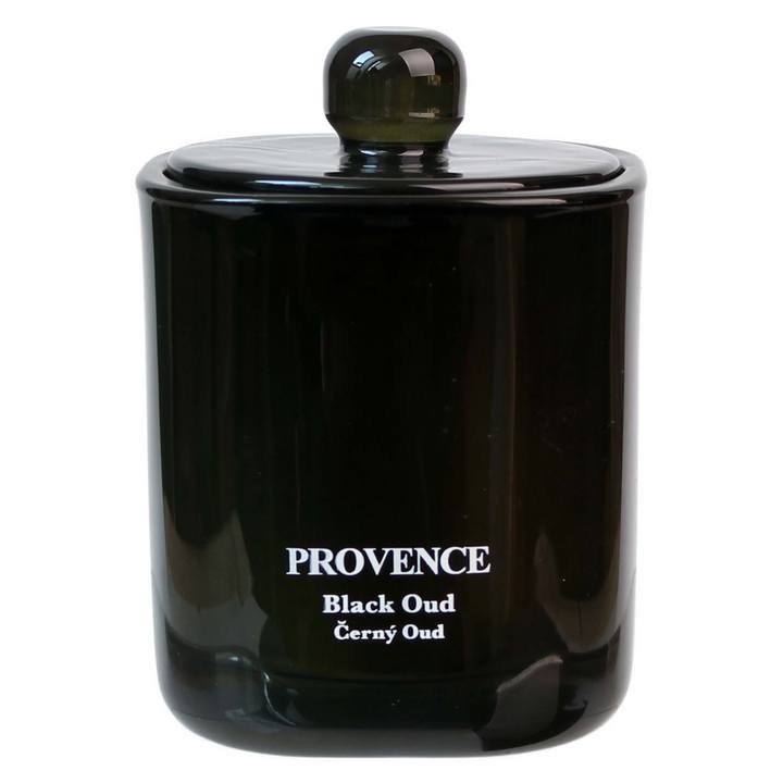 Vonná svíčka s víčkem MILA černý oud, 180 g 1