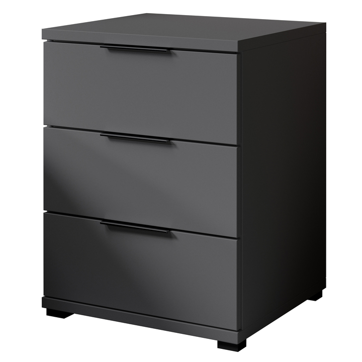 Sconto Noční stolek MILLAS 3 grafitová