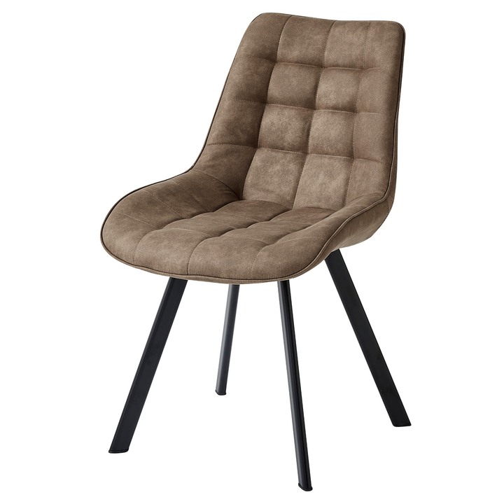 Sconto Jídelní židle MINERVA hnědá/černá