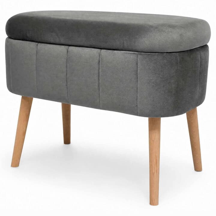 Taburet MINI OSLO 1 antracitová 1