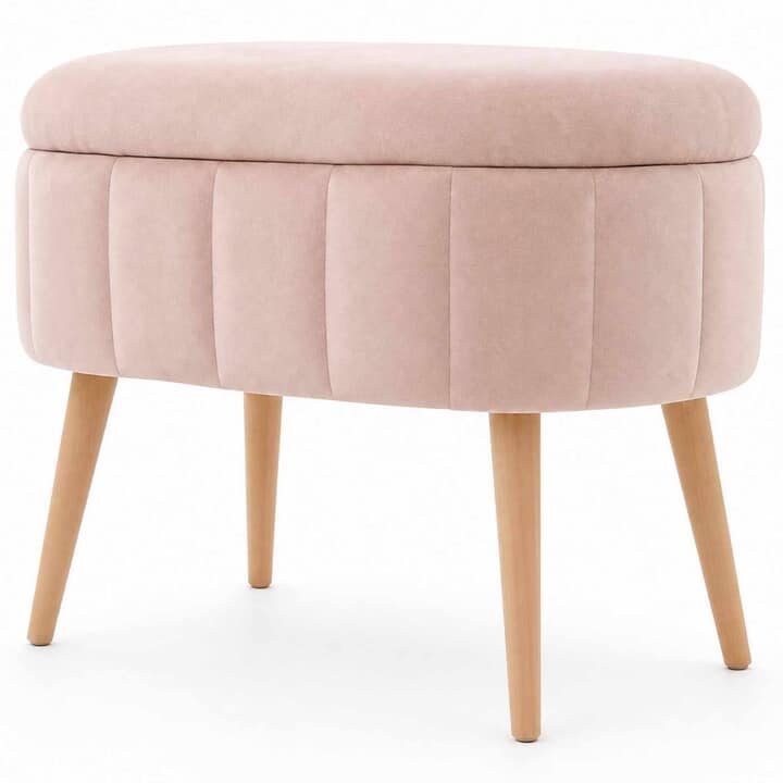 Taburet MINI OSLO 1 růžová 1
