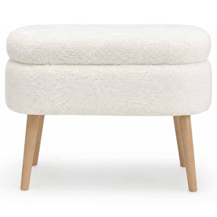 Taburet MINI OSLO 3 bílá 1