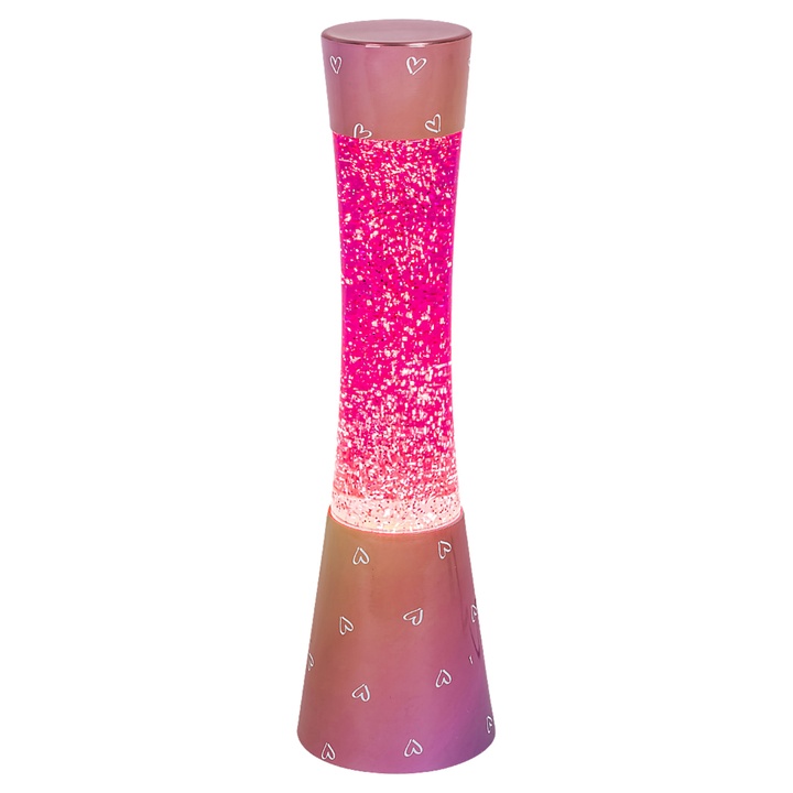 Lávová lampa MINKA růžová 1
