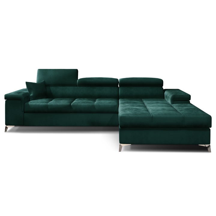 Sconto Sedací souprava MIRKO pravá, zelená