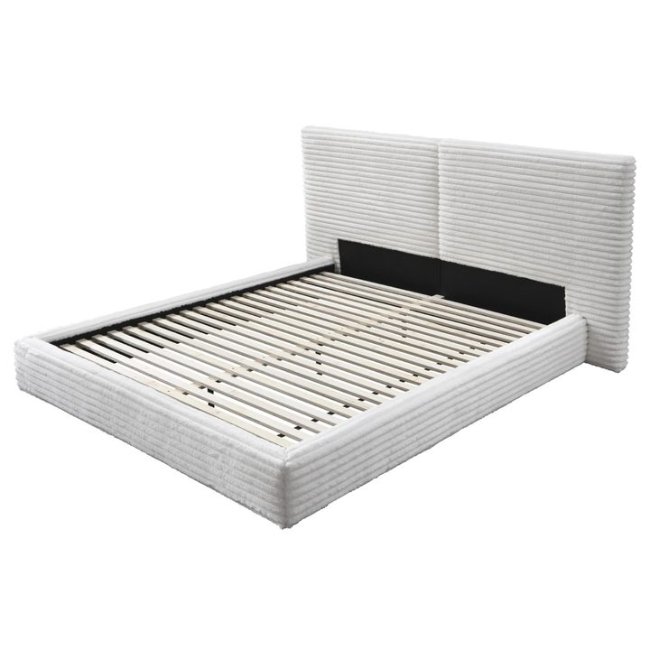 Sconto Postel s roštem MODIRO krémová, 160x200 cm