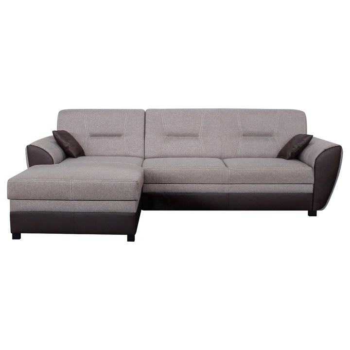 Sconto Sedací souprava MONACO LUX levá, hnědá