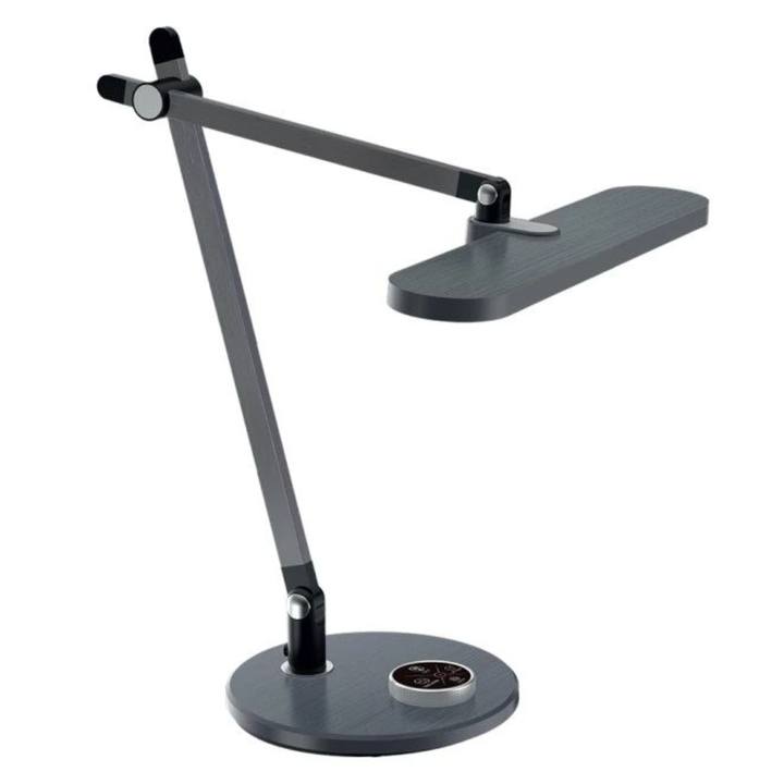 Sconto Stolní lampa MONIKA stříbrná