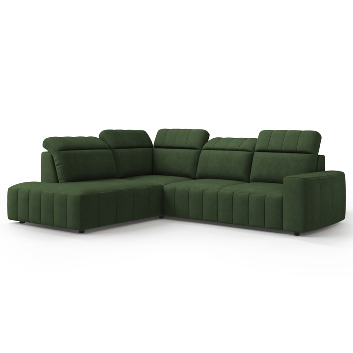 Sconto Sedací souprava MONTREAL I levá, tmavě zelená