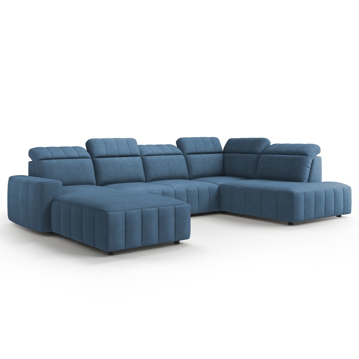 Sconto Sedací souprava MONTREAL II levá, modrá