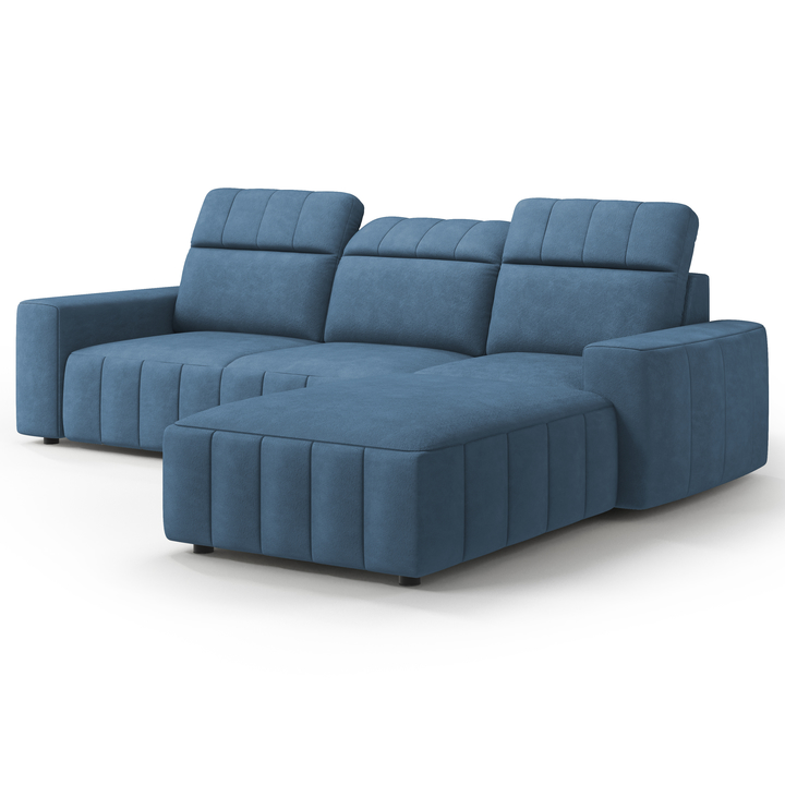 Sconto Sedací souprava MONTREAL pravá, modrá