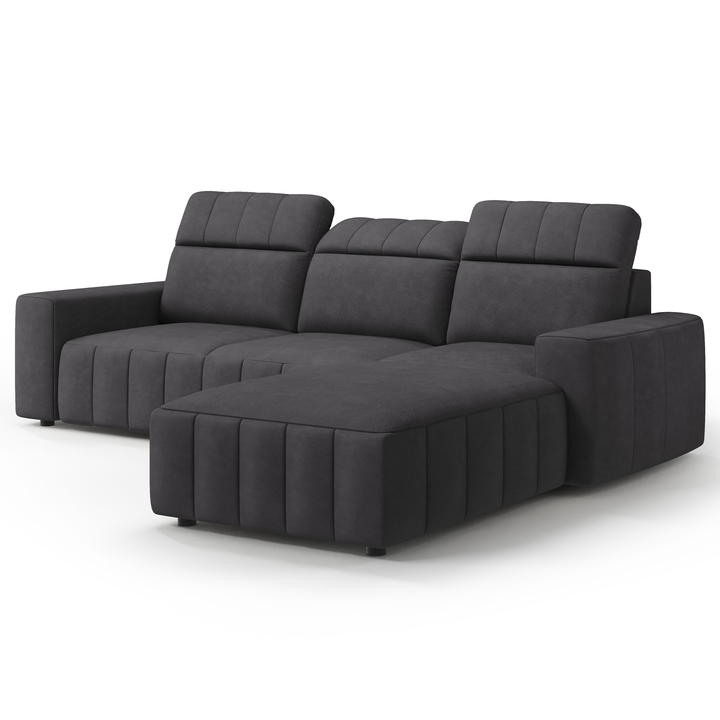 Sconto Sedací souprava MONTREAL pravá, antracitová