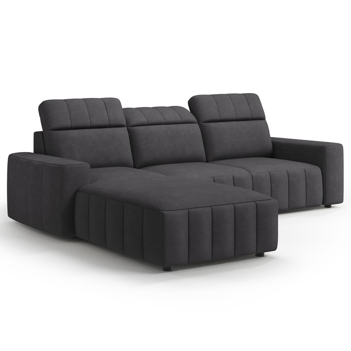 Sconto Sedací souprava MONTREAL levá, antracitová