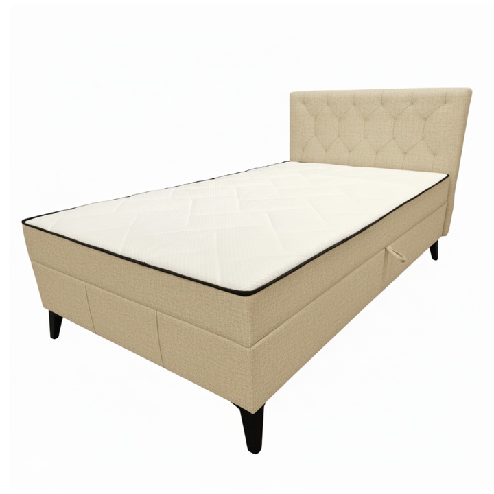 Sconto Postel s matrací MONTY I béžová, 120x200 cm