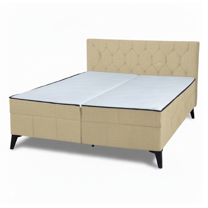 Sconto Postel s matrací MONTY II béžová, 180x200 cm