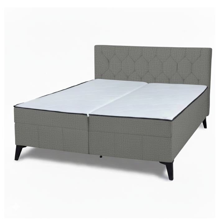 Sconto Postel s matrací MONTY II šedá, 160x200 cm