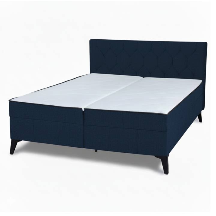 Sconto Postel s matrací MONTY II tmavě modrá, 160x200 cm