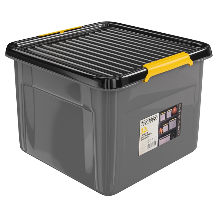 Úložný box  MONZA šedá, 32 l 1