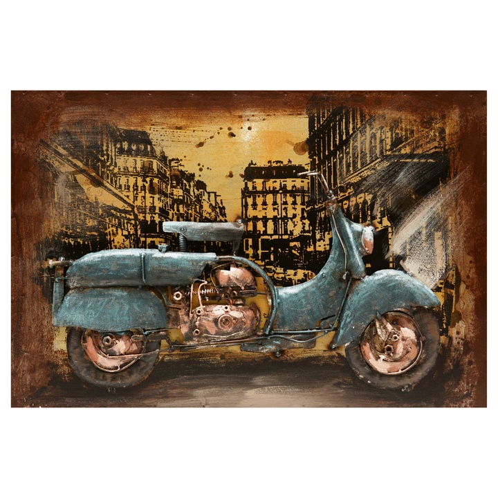 Kovový obraz MOTORCYCLE 40x60 cm 1