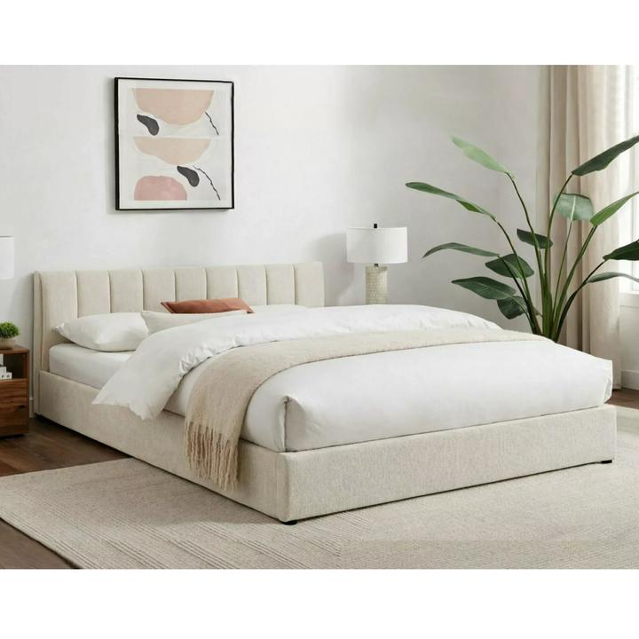 Sconto Postel s roštem MUNTRIOL 3 béžová, 160x200 cm