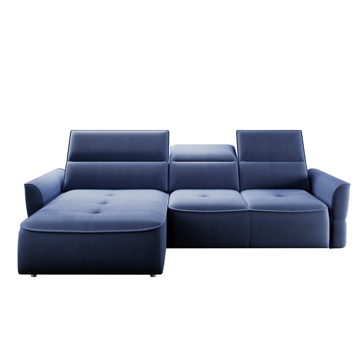 Sconto Sedací souprava MURILLO levá, tmavě modrá