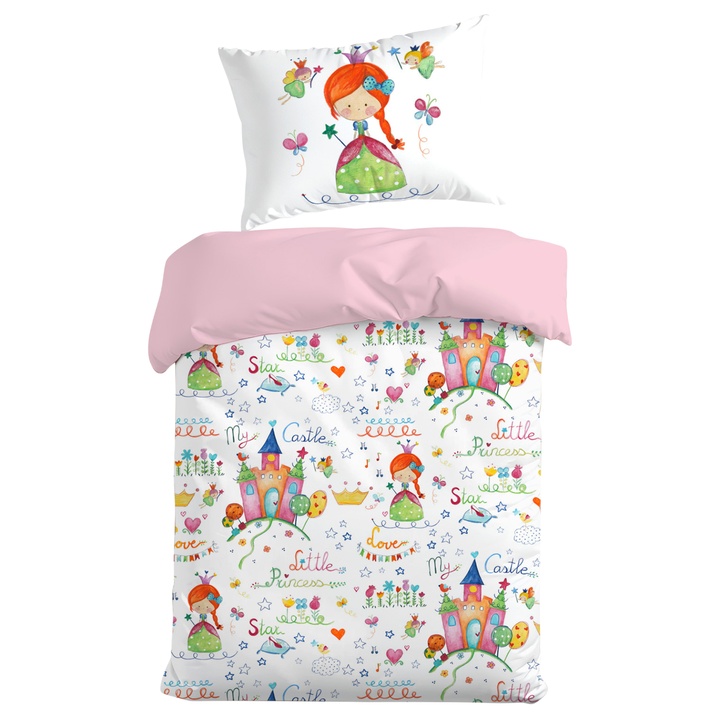 Sconto Dětské povlečení MY PRINCESS ROSE 70x90 a 140x200 cm