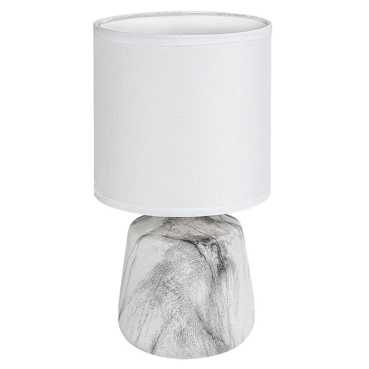 Stolní lampa NALISA 2 bílá/černobílá 1