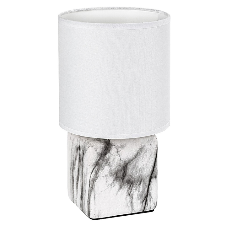 Stolní lampa NALISA bílá/černobílá 1