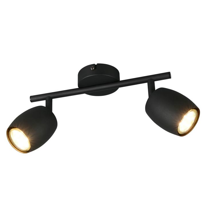 Sconto Bodové svítidlo NANCY 2 černá