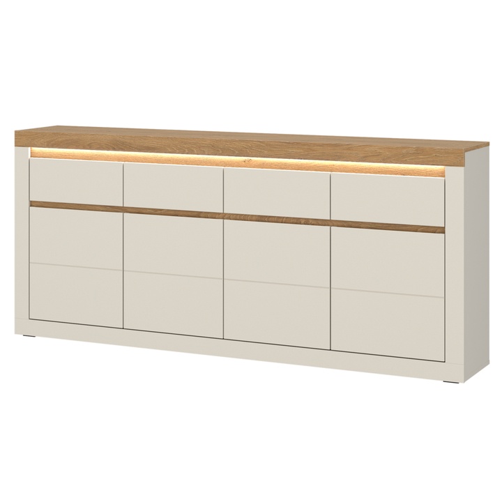 Komoda  NAXXAR II kašmírová/dub stone 1