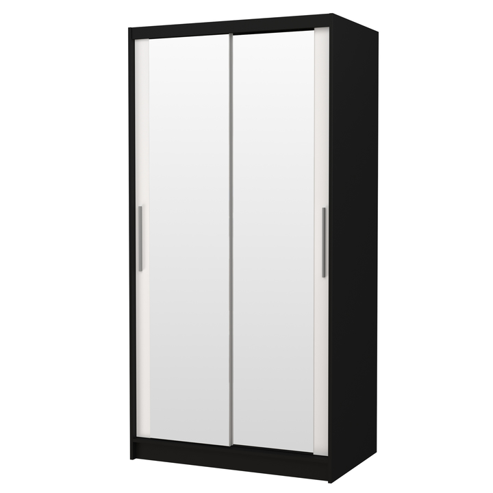 Sconto Šatní skříň NEFELE černá/bílá