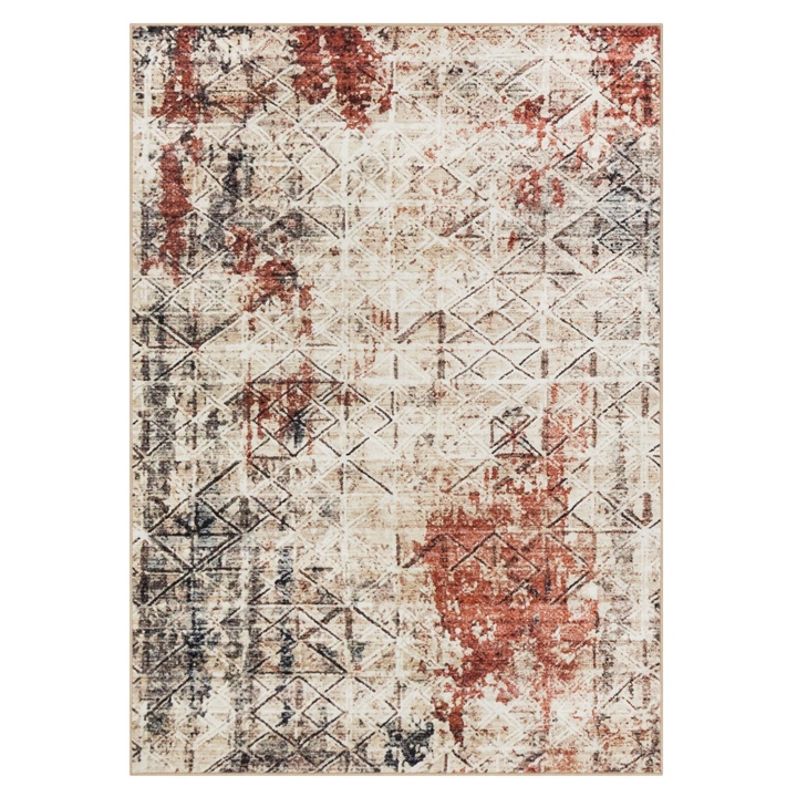 Sconto Koberec NEMO 2 červená/béžová, 120x170 cm