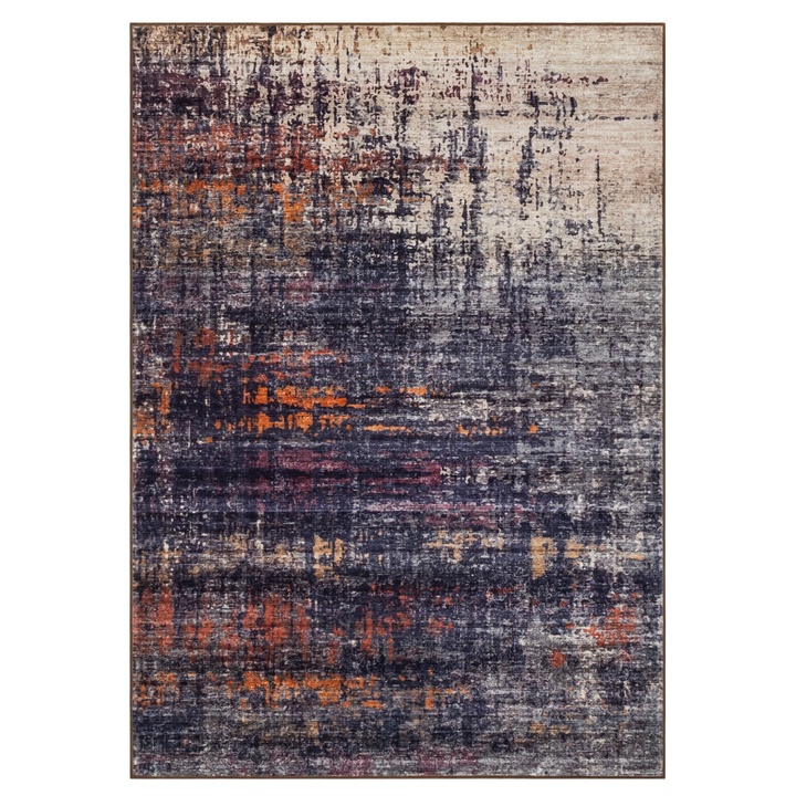 Sconto Koberec NEMO 4 tmavě modrá/oranžová, 120x170 cm