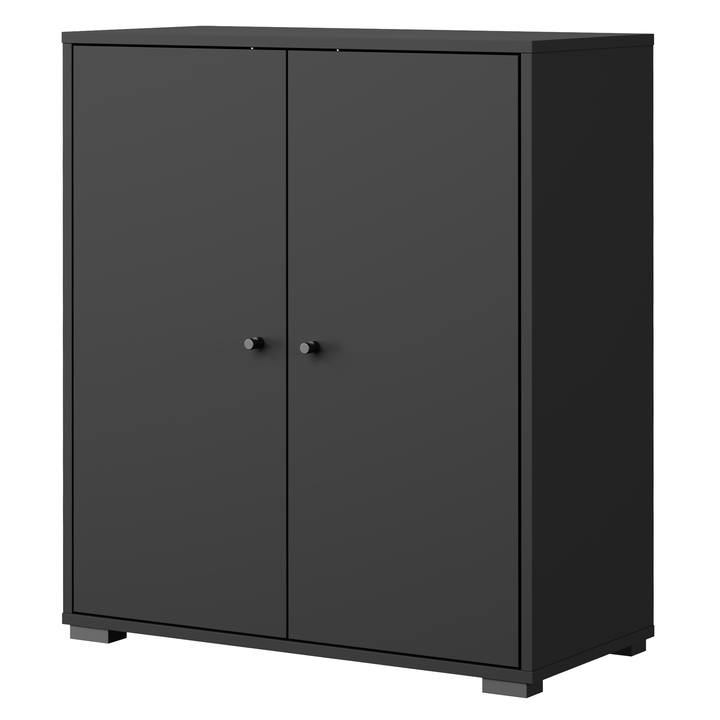 Sconto Botníková skříň NEREA 014 černá