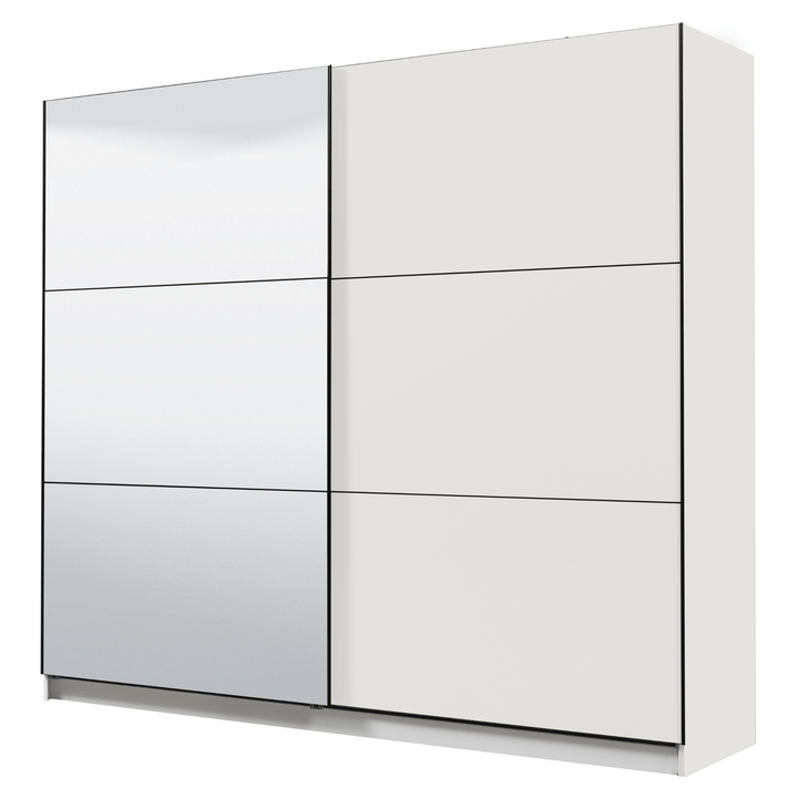 Sconto Šatní skříň se zrcadlem NERISSA bílá