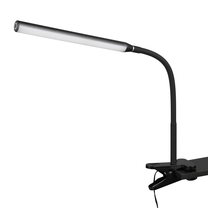 Sconto Stolní lampa s klipem NEVADA černá