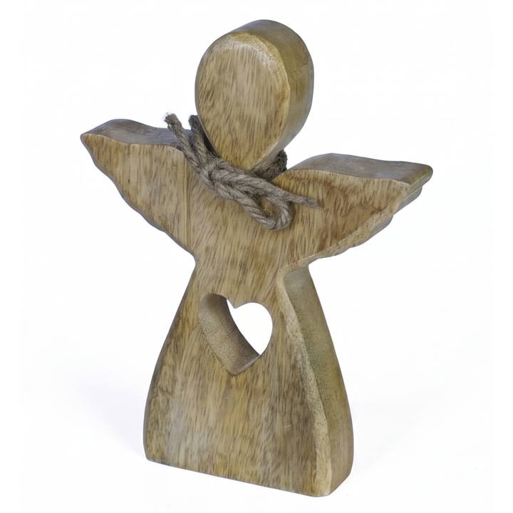 Dřevěný anděl NICOLO výška 18 cm 1