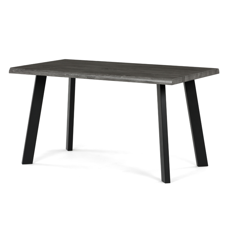 Jídelní stůl NIFON šedý dub/černá, šířka 140 cm 1