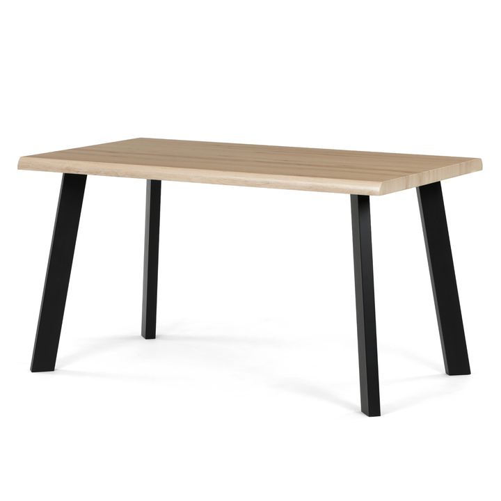 Jídelní stůl NIFON divoký dub/černá, šířka 140 cm 1