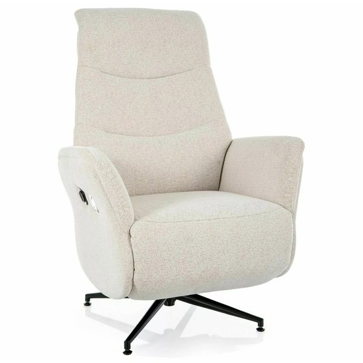 Relaxační křeslo NISTUR světle béžová 1