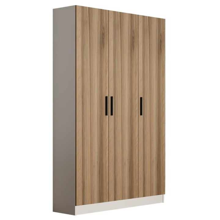 Předsíňová skříň NOAH 2 bílá/ořech 1