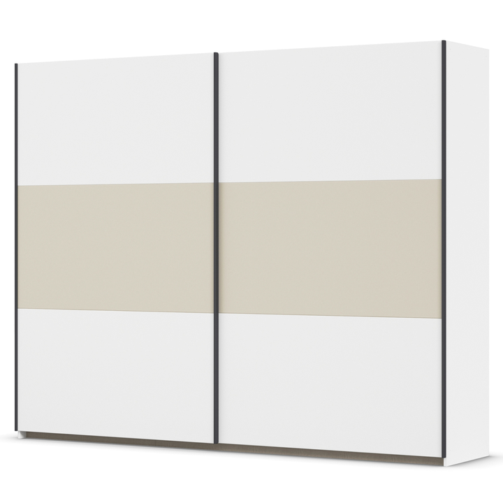 Sconto Šatní skříň NOE II alpská bílá/šampaň