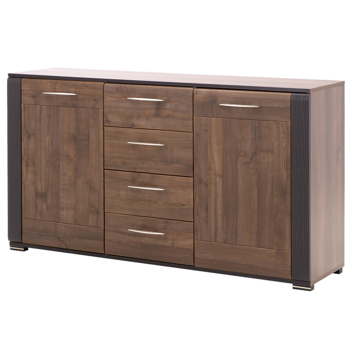 Sconto Komoda NONA NA 3 ořech/wenge