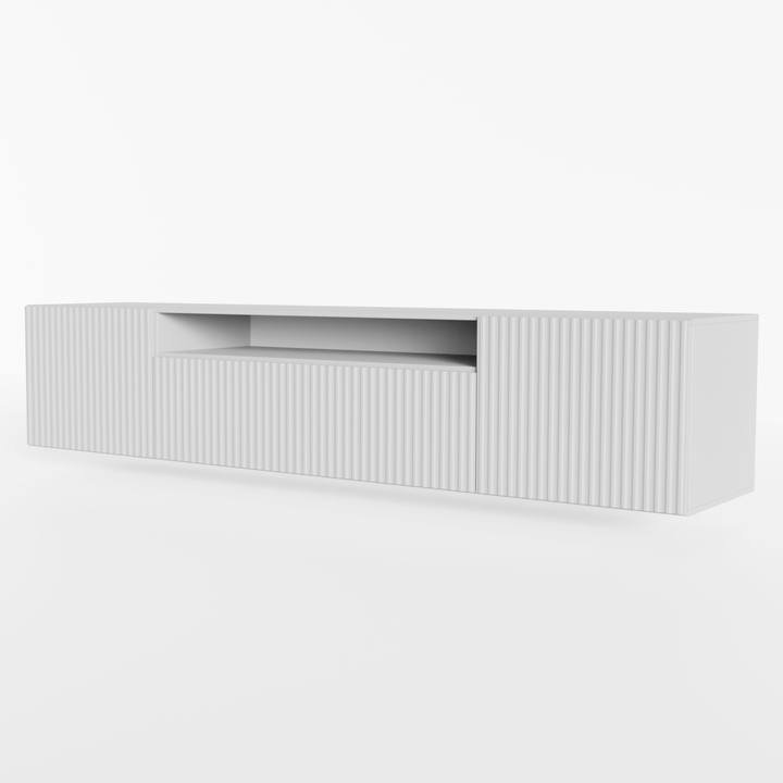 Závěsný TV stolek NONIE bílá 1