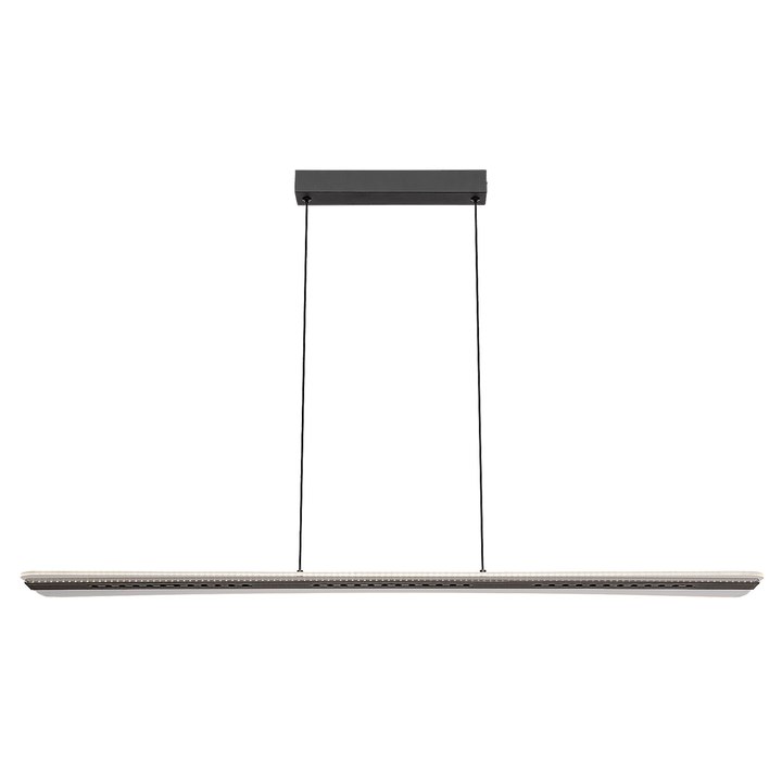 Závěsné svítidlo NORAEL černá/průhledná 1