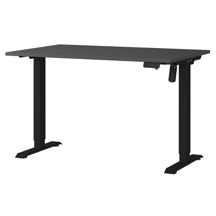 Sconto Psací stůl NORDA grafitová, šířka 120 cm