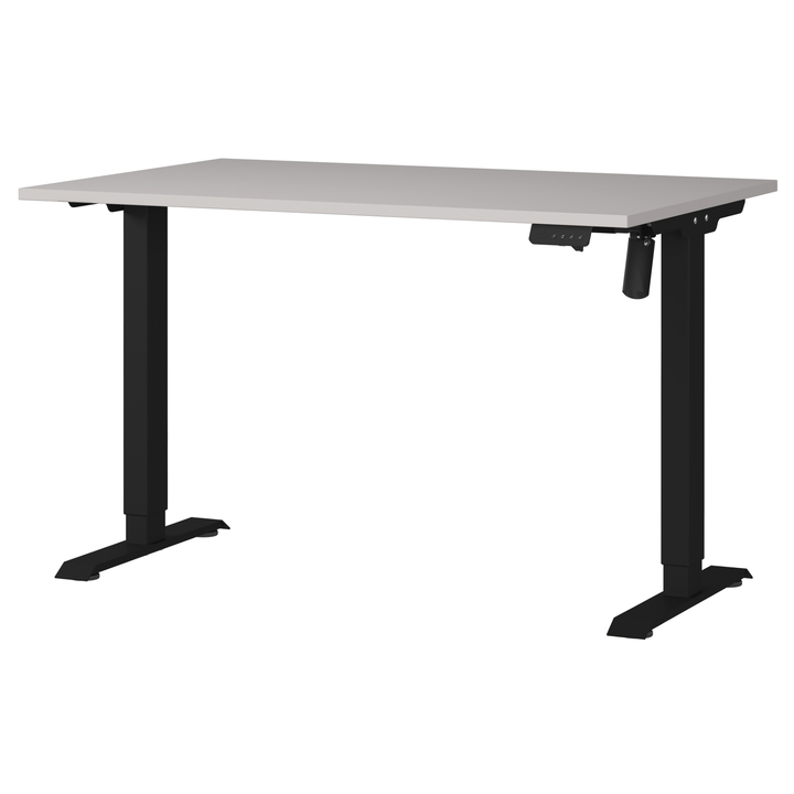 Sconto Psací stůl NORDA kašmírová/černá, šířka 120 cm