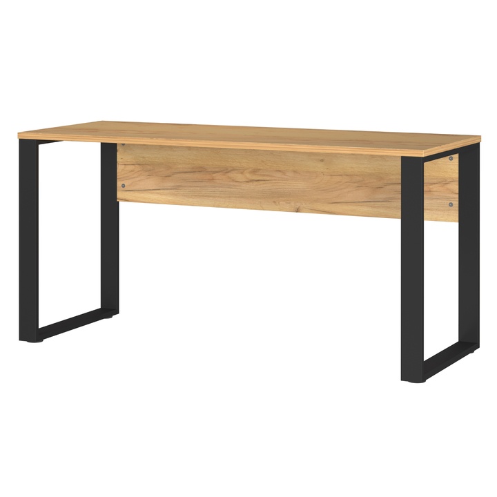 Sconto Psací stůl NORDA dub/černá, šířka 150 cm