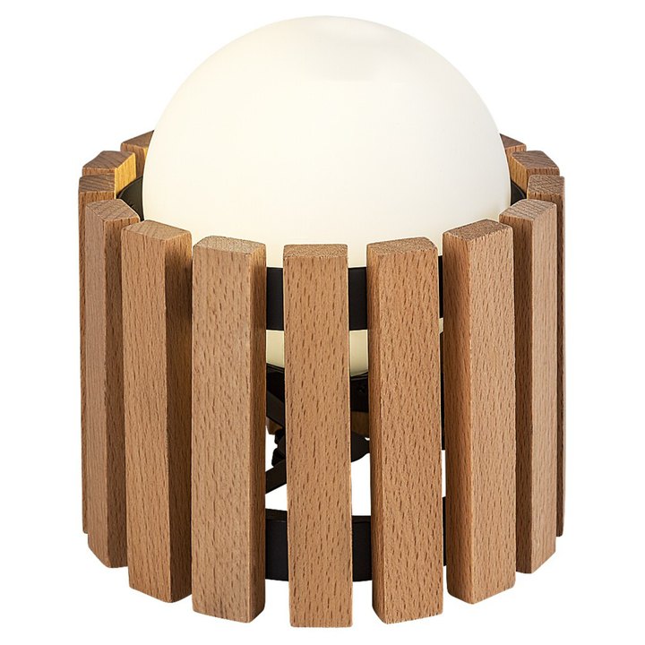 Stolní lampa NOXELLE dub/bílá 1