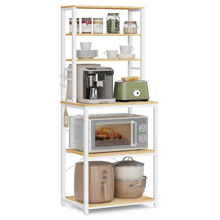 Sconto Regál NYKO 8 dub/bílá